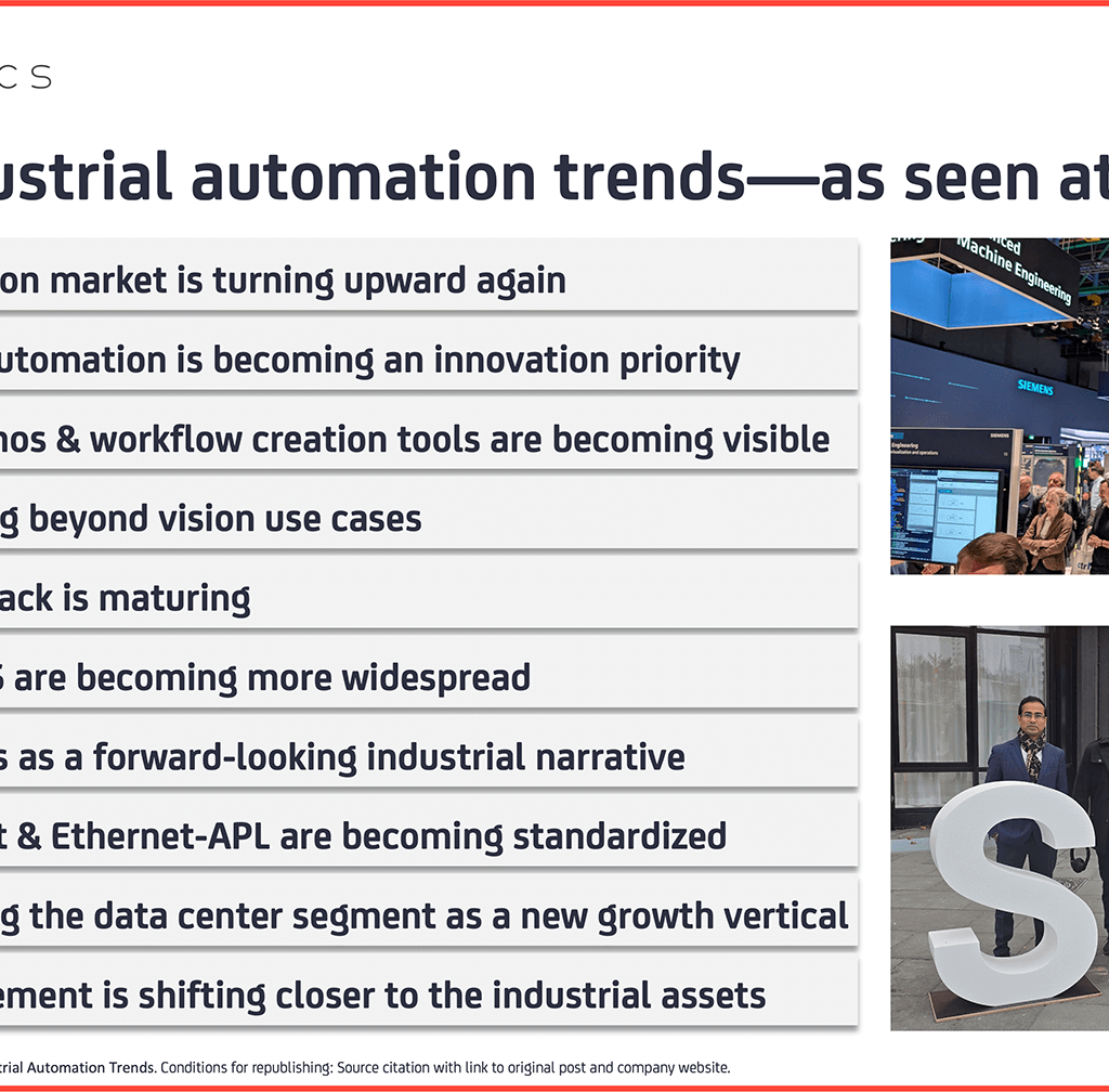 Top 10 industrial automation trends - as seen at SPS 2025 vw