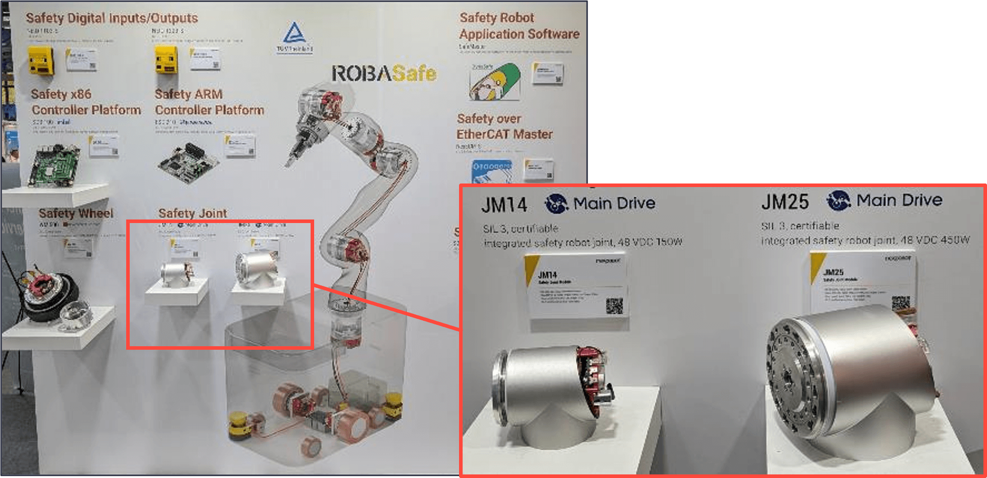 Nexcobots showcased modular robot certified with functional safety standards
