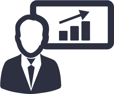CEO icon blue