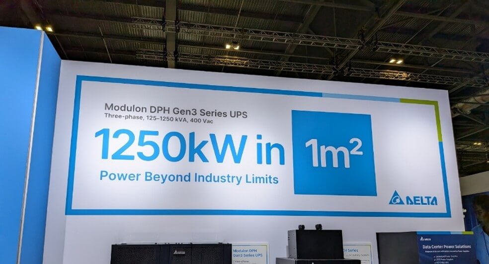 Delta Electronics advertises its Gen3 Series UPS