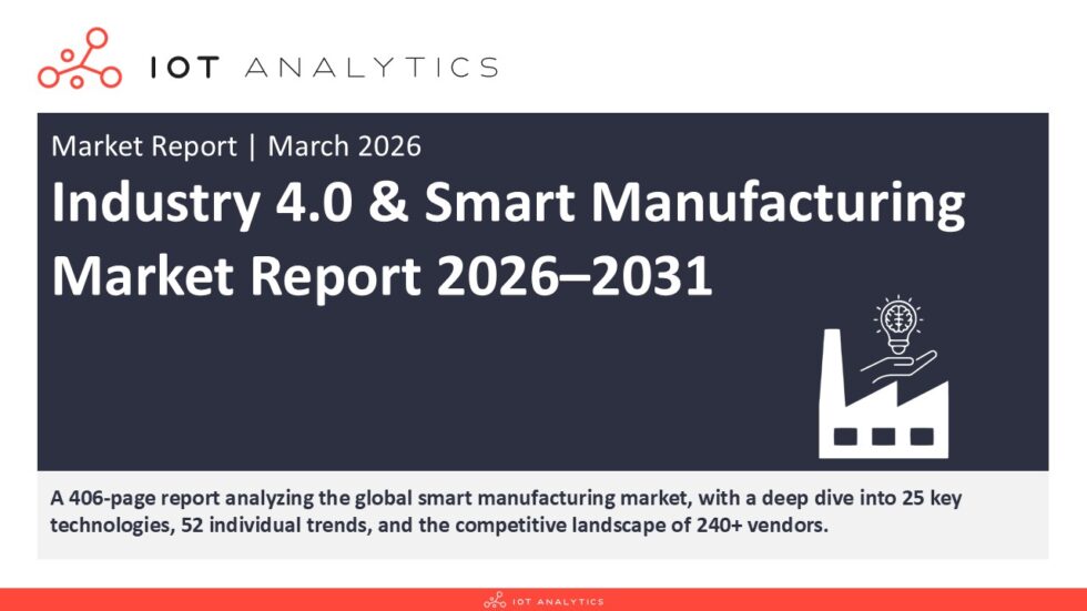 The top 10 smart manufacturing technology vendors - IoT Analytics