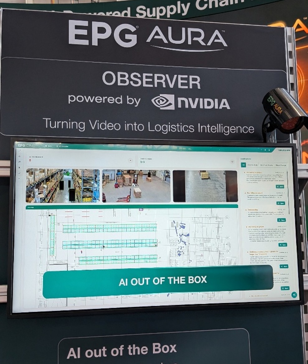EPG Aura Observer on display at LogiMAT 2026