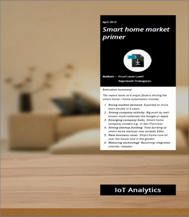 Smart home market primer front page