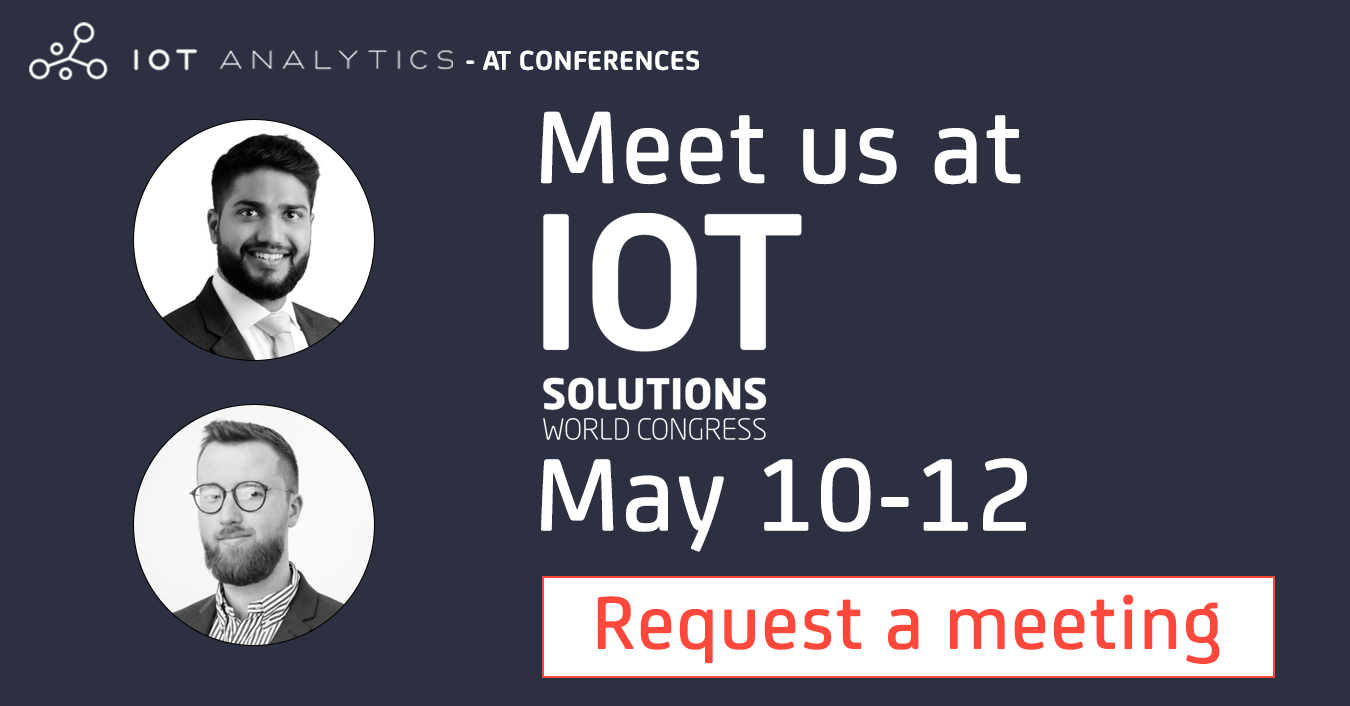 IoT Solutions World Congress 2022 IoT Analytics Participation Banner with button